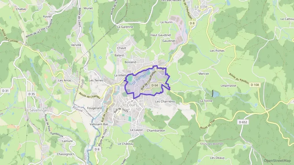 Appartement 63 m² quatre pièces à vendre à Cours