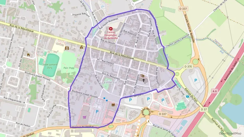 Appartement 54 m² trois pièces à vendre à Belleville-en-Beaujolais Appartement 54 m² trois pièces à vendre à Belleville-en-Beaujolais