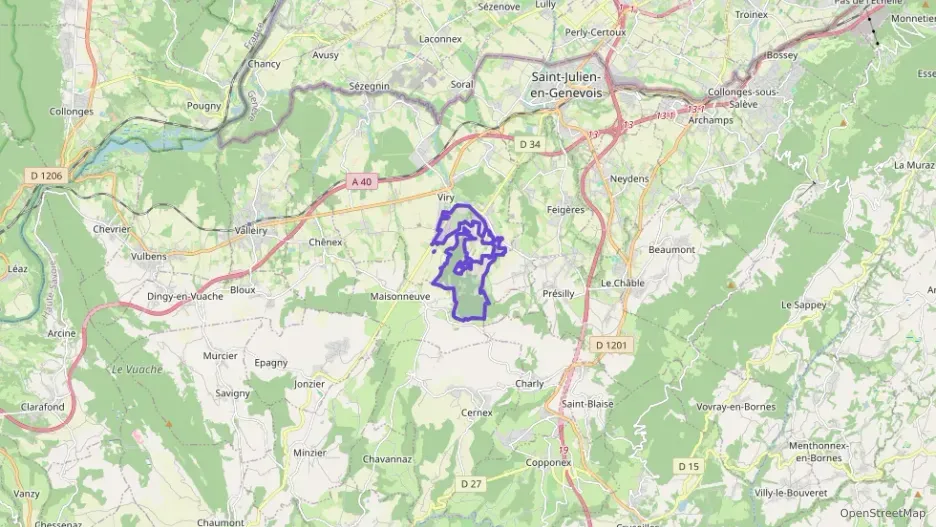 Appartement 70 m² trois pièces à vendre à Viry