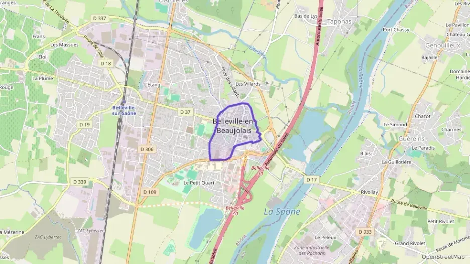 Appartement 80 m² trois pièces à vendre à Belleville-en-Beaujolais