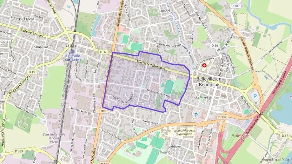 Appartement 77 m² quatre pièces à vendre à Belleville-en-Beaujolais