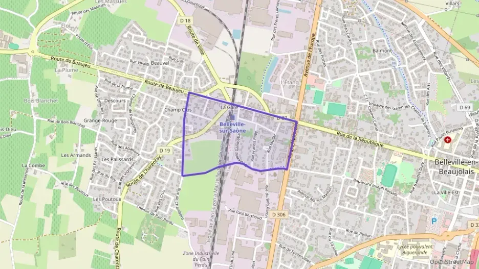 Appartement 68 m² trois pièces à vendre à Belleville-en-Beaujolais