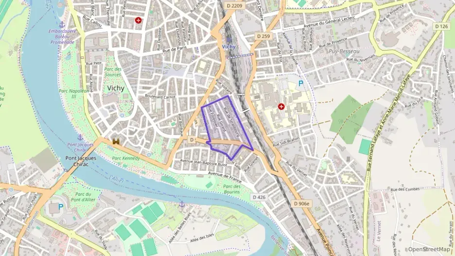 Appartement 37 m² deux pieces à vendre à Vichy