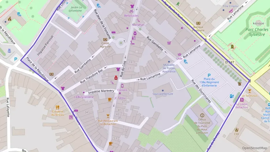 Appartement 34 m² deux pieces à vendre à Bellac Appartement 34 m² deux pieces à vendre à Bellac