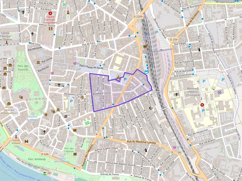 Appartement 39 m² une piece à vendre à Vichy