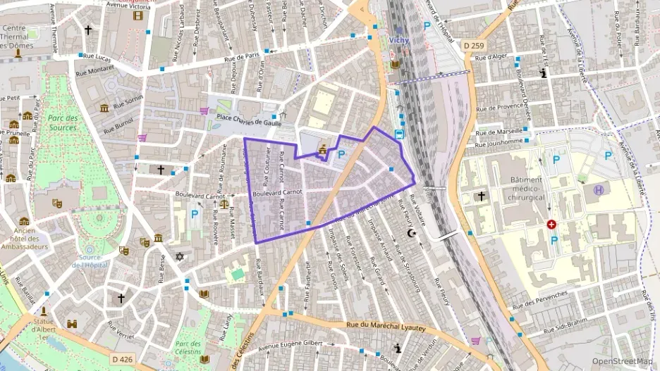 Appartement 45 m² deux pieces à vendre à Vichy