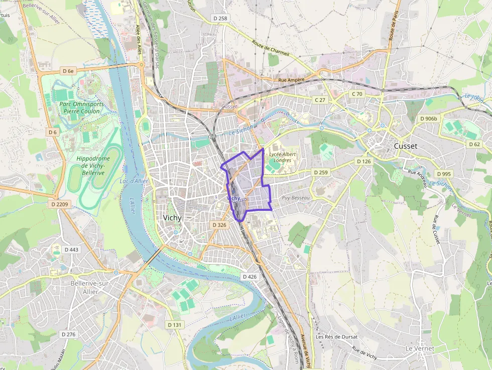 Appartement 48 m² deux pieces à vendre à Vichy