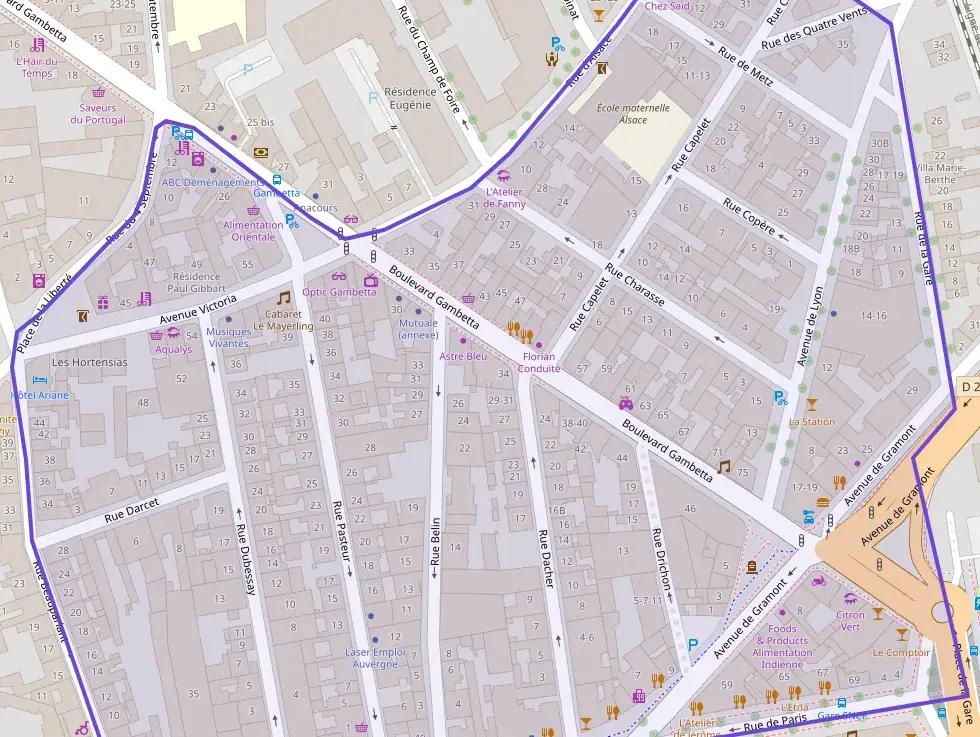 Appartement 45 m² trois pièces à vendre à Vichy