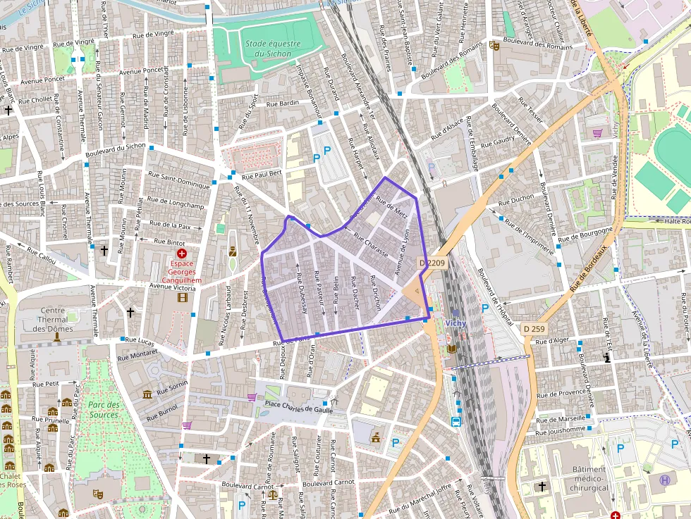 Appartement 73 m² quatre pièces à vendre à Vichy