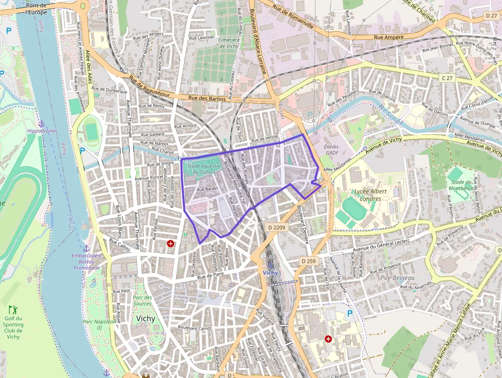 Appartement 37 m² deux pieces à vendre à Vichy