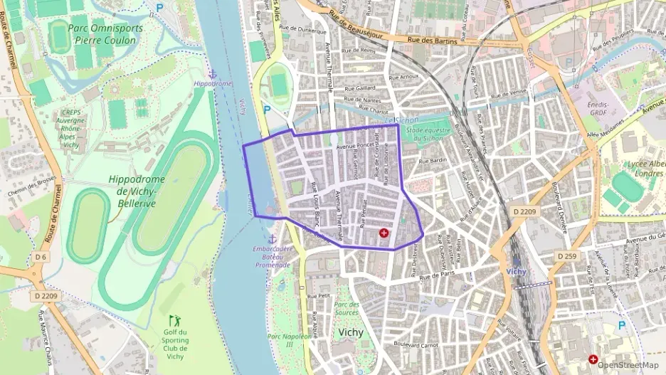 Appartement 60 m² trois pièces à vendre à Vichy