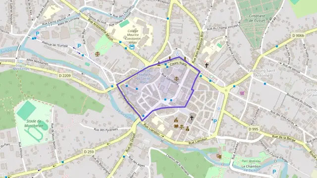 Appartement 45 m² une piece à vendre à Cusset