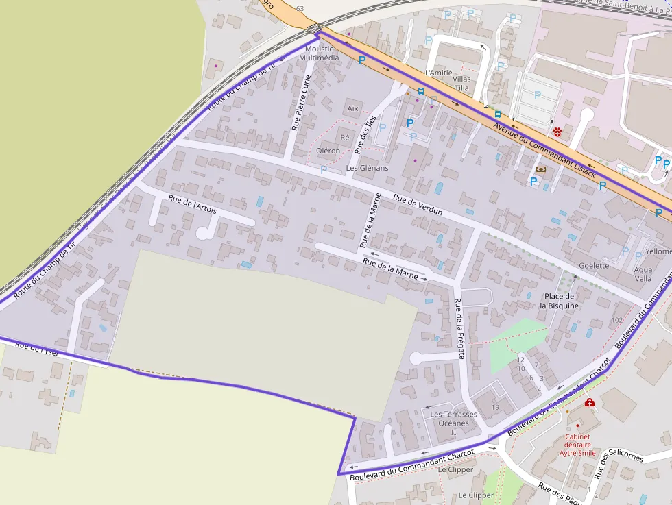 Appartement 59 m² trois pièces à vendre à Aytré