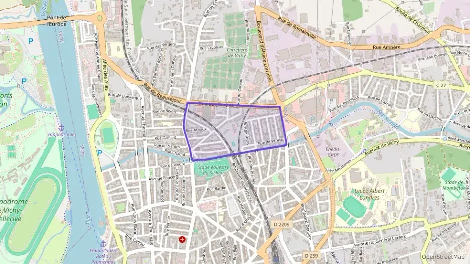 Appartement 64 m² trois pièces à vendre à Vichy