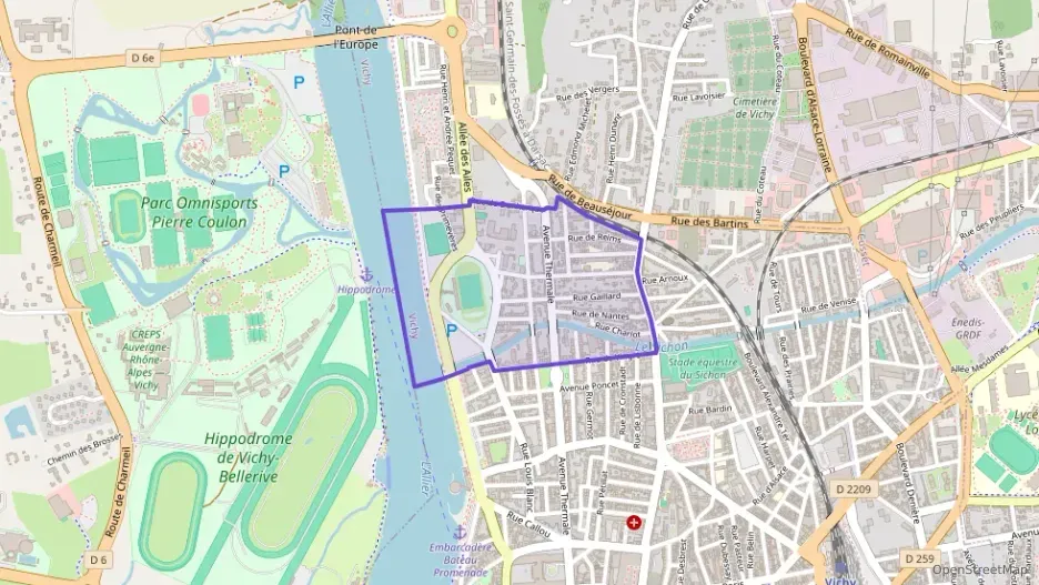 Appartement 52 m² deux pieces à vendre à Vichy