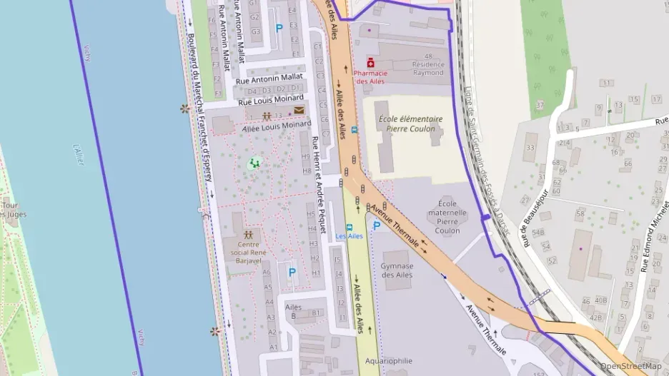 Appartement 50 m² deux pieces à vendre à Vichy