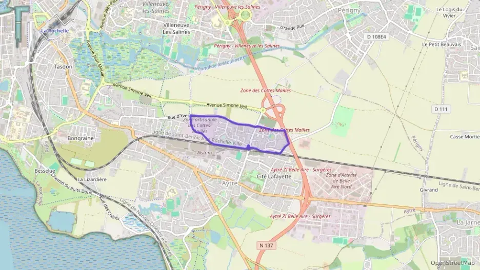 Appartement 59 m² trois pièces à vendre à Aytré