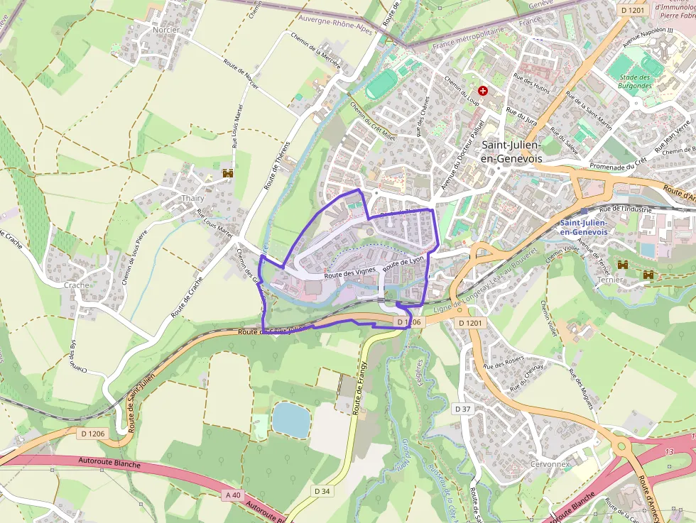 Appartement 56 m² trois pièces à vendre à Saint-Julien-en-Genevois