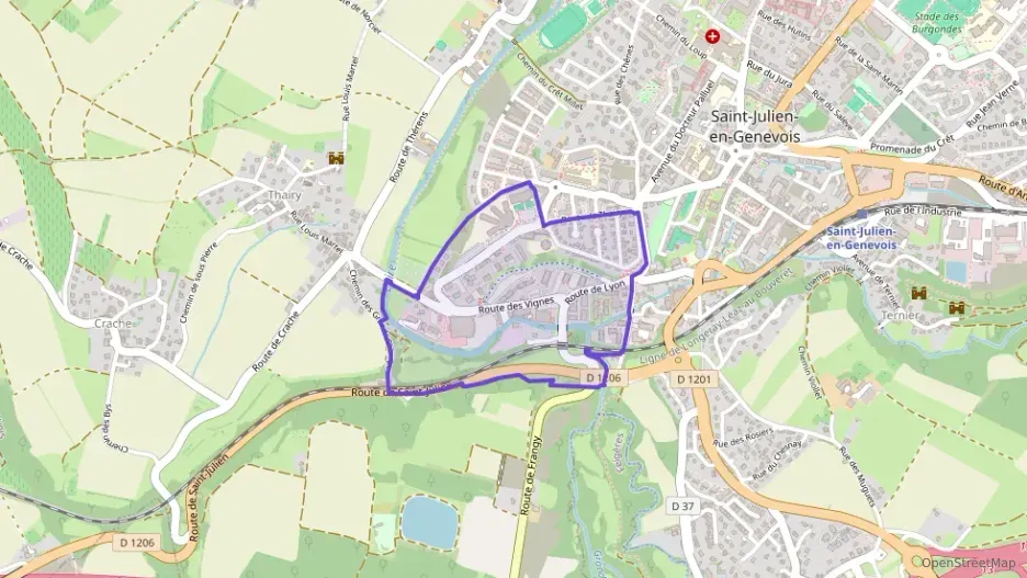 Appartement 45 m² deux pieces à vendre à Saint-Julien-en-Genevois