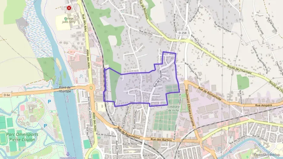 Appartement 82 m² quatre pièces à vendre à Vichy