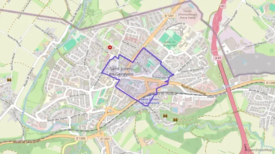 Appartement 56 m² deux pieces à vendre à Saint-Julien-en-Genevois