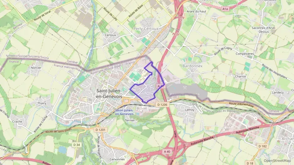 Appartement 74 m² trois pièces à vendre à Saint-Julien-en-Genevois