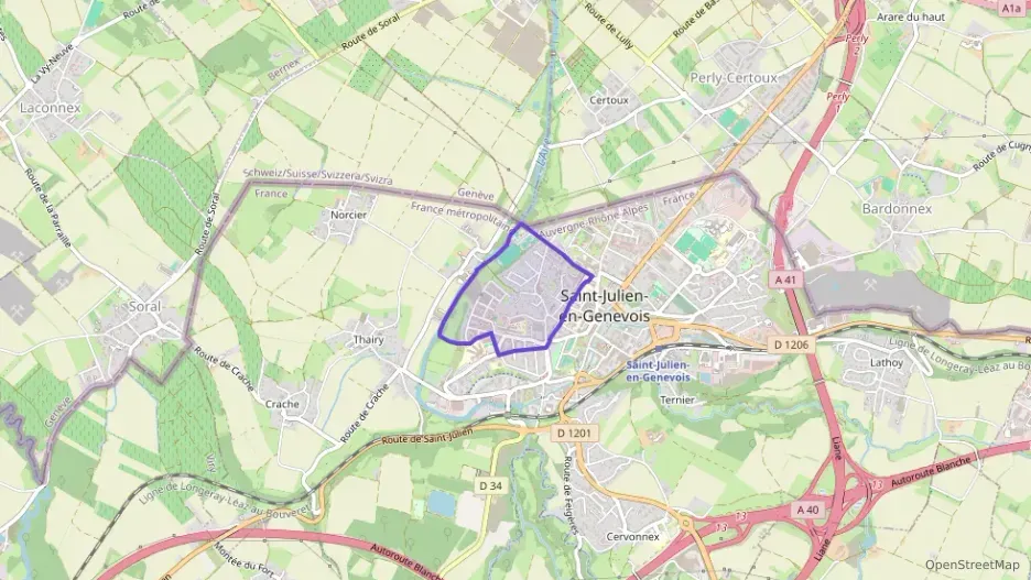 Appartement 65 m² trois pièces à vendre à Saint-Julien-en-Genevois Appartement 65 m² trois pièces à vendre à Saint-Julien-en-Genevois