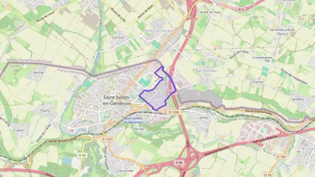 Appartement 91 m² quatre pièces à vendre à Saint-Julien-en-Genevois