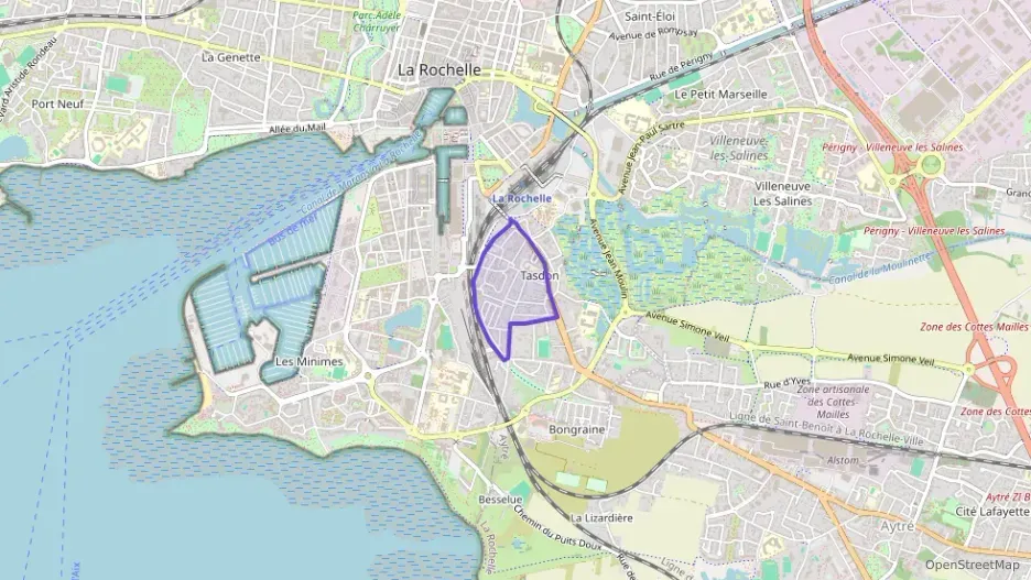 Appartement 45 m² deux pieces à vendre à La Rochelle
