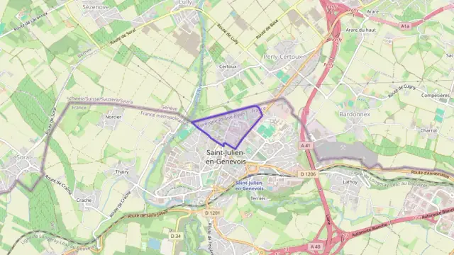 Appartement 82 m² quatre pièces à vendre à Saint-Julien-en-Genevois