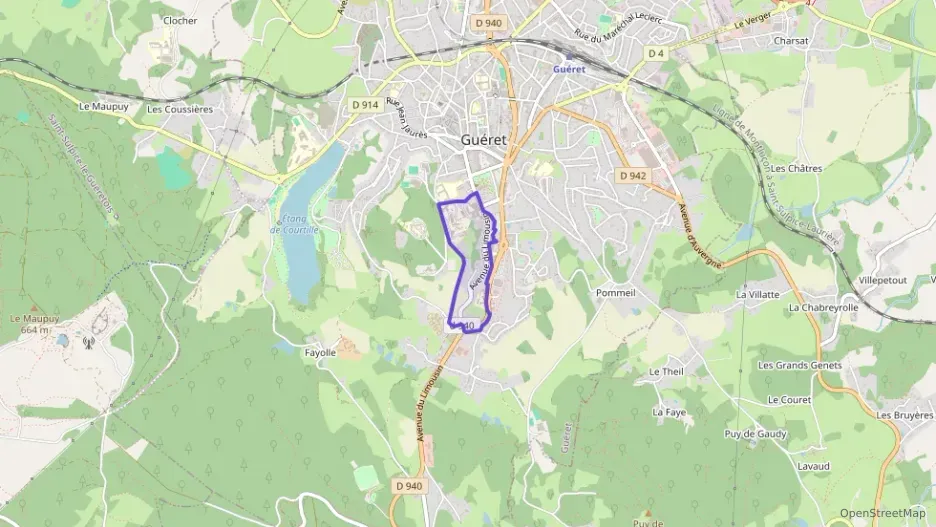 Appartement 84 m² quatre pièces à vendre à Guéret