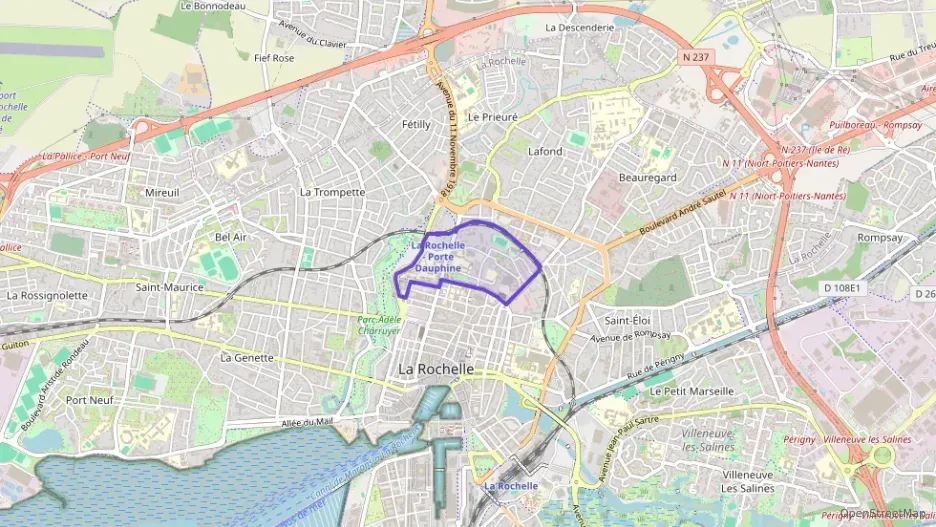 Appartement 90 m² quatre pièces à vendre à La Rochelle