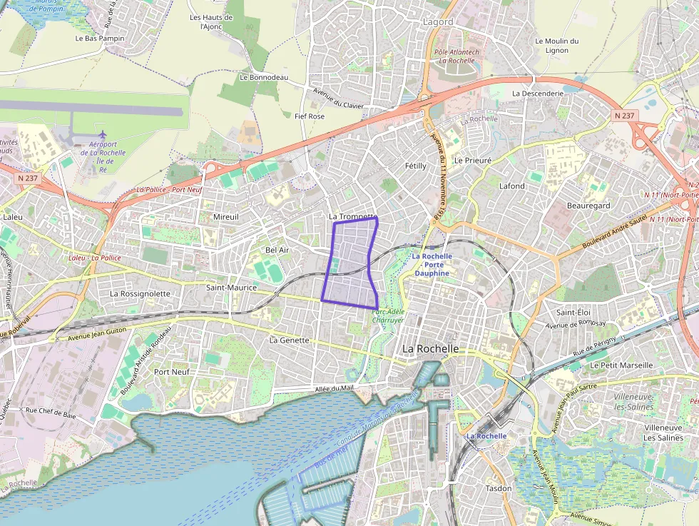 Appartement 60 m² deux pieces à vendre à La Rochelle