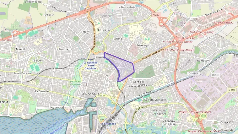 Appartement 62 m² trois pièces à vendre à La Rochelle