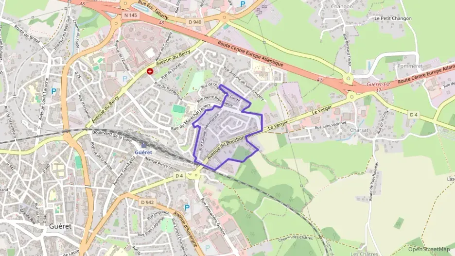 Appartement 56 m² quatre pièces à vendre à Guéret Appartement 56 m² quatre pièces à vendre à Guéret