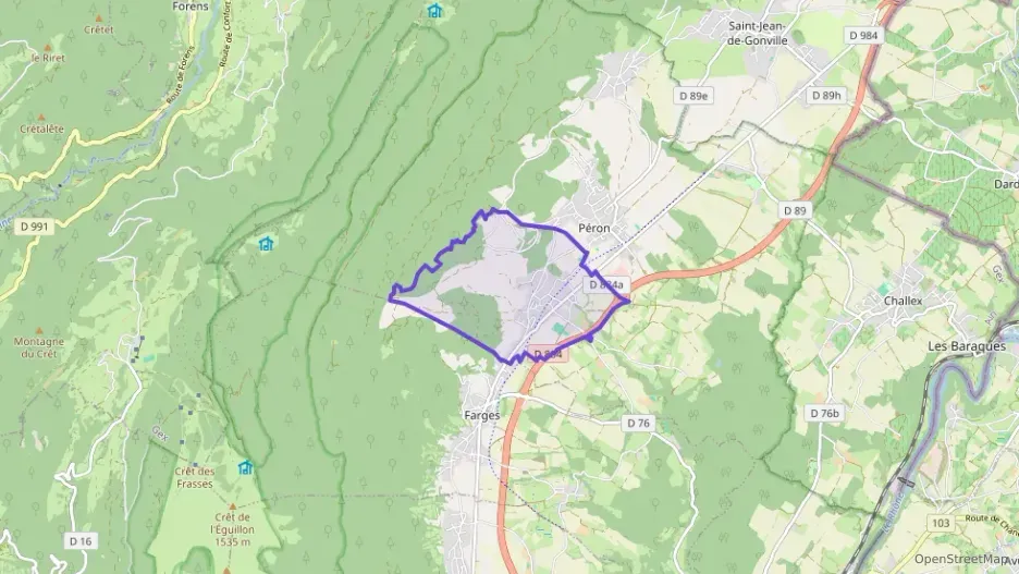 Appartement 44 m² deux pieces à vendre à Péron Appartement 44 m² deux pieces à vendre à Péron