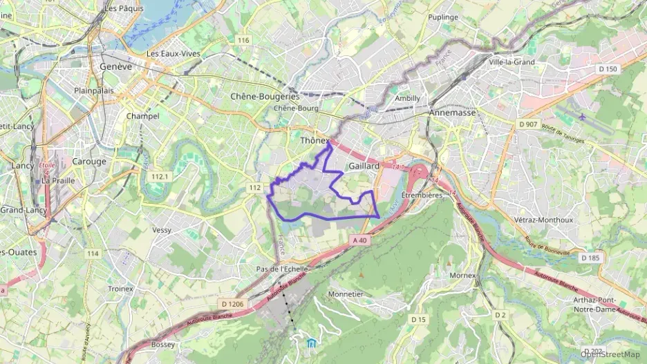 Appartement 61 m² trois pièces à vendre à Gaillard Appartement 61 m² trois pièces à vendre à Gaillard