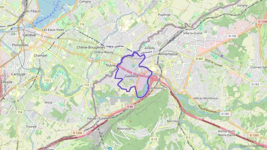 Appartement 52 m² deux pieces à vendre à Gaillard