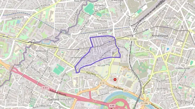 Appartement 68 m² trois pièces à vendre à Ambilly