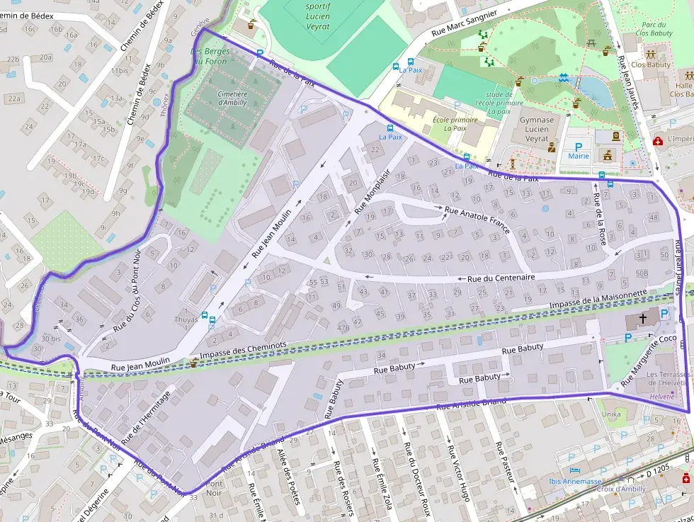 Appartement 39 m² deux pieces à vendre à Ambilly