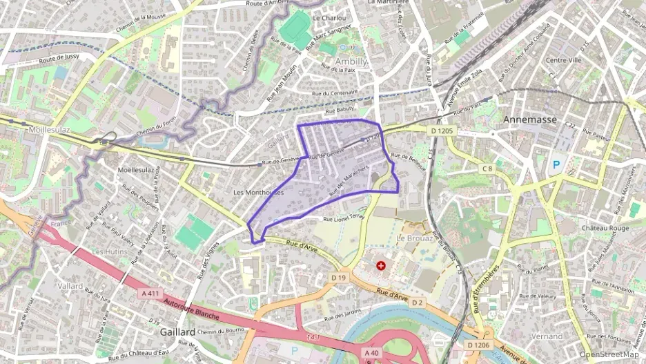 Appartement 78 m² trois pièces à vendre à Ambilly