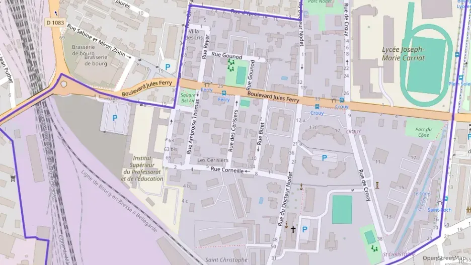 Appartement 74 m² quatre pièces à vendre à Bourg-en-Bresse