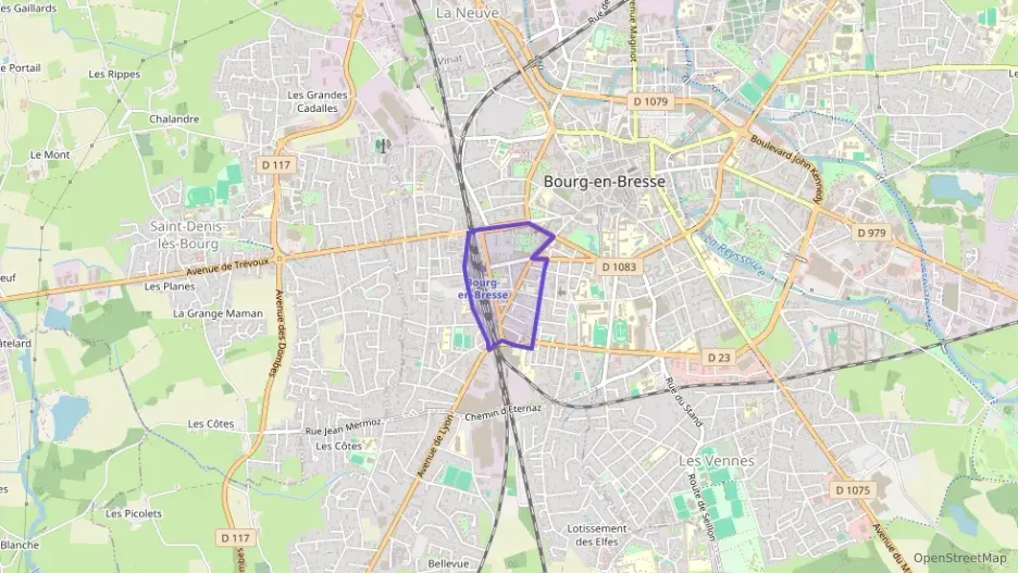 Appartement 60 m² deux pieces à vendre à Bourg-en-Bresse