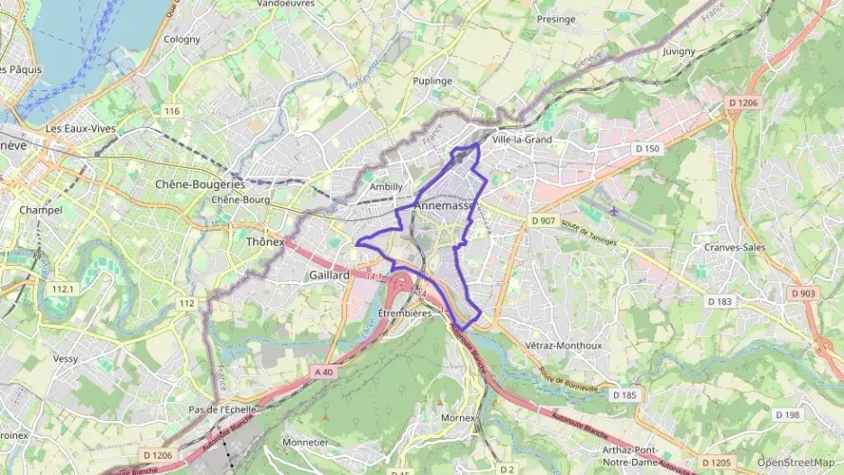 Appartement 62 m² trois pièces à vendre à Annemasse