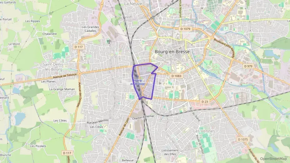 Appartement 80 m² quatre pièces à vendre à Bourg-en-Bresse