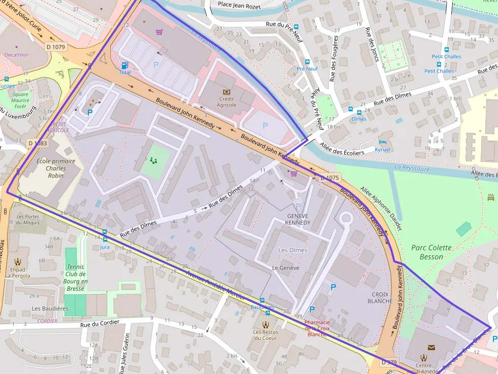 Appartement 80 m² quatre pièces à vendre à Bourg-en-Bresse