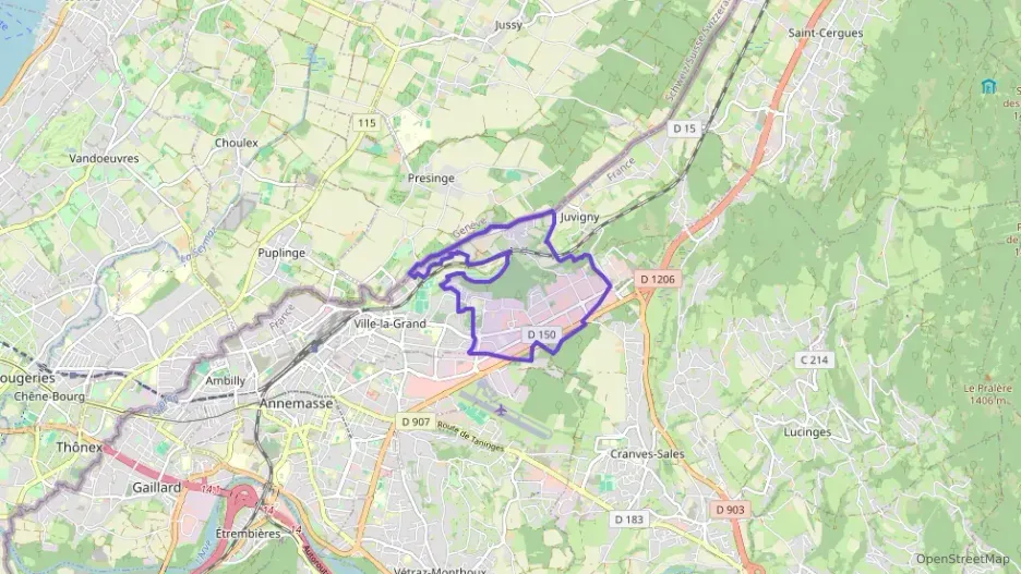 Appartement 90 m² quatre pièces à vendre à Ville-la-Grand Appartement 90 m² quatre pièces à vendre à Ville-la-Grand