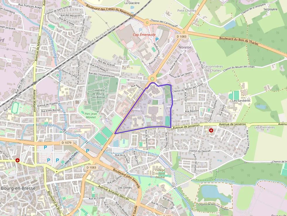 Appartement 96 m² quatre pièces à vendre à Bourg-en-Bresse