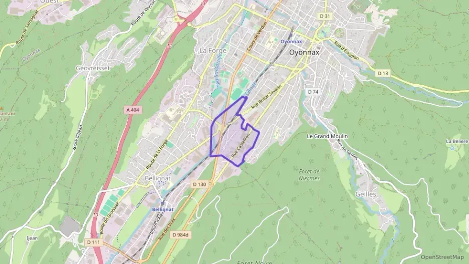 Appartement 64 m² quatre pièces à vendre à Oyonnax