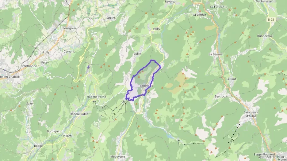 Appartement 50 m² deux pieces à vendre à Bellevaux Appartement 50 m² deux pieces à vendre à Bellevaux